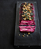 Beetroot and goat’s cheese terrine