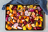 Tray of Vegetables to Roast