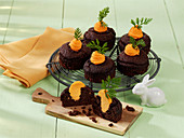 'Carrot' cupcakes