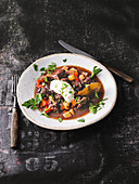 Venison goulash 'all in' with potatoes