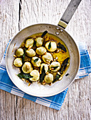 Ricotta gnudi with sage butter
