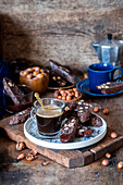 Chocolate hazelnut cantucci