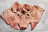 A pig's face