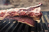 Grilled beef belly and ribs