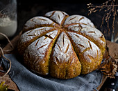 Sourdough pumpkin bread