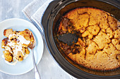 Slow-cooker sticky date pudding