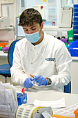 Blood analysis laboratory