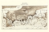 Mars map, 1900
