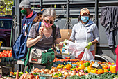 Farmer's market during covid-19 outbreak