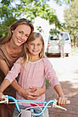 Portrait of smiling mother