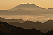 Silhouette of mountain