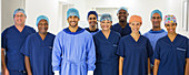 Group Surgeons standing