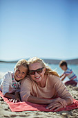 Grandmother and granddaughter