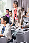 Businesswoman standing