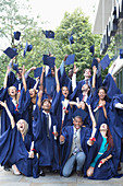 Group portrait of students