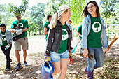 Environmentalists planting