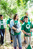 Environmentalists planting