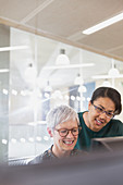 Businesswomen at computer