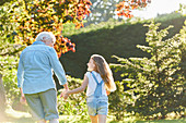 Grandmother and granddaughter