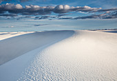 Tranquil white sand dune