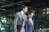 Businessmen with coffee