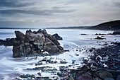 Rocks and ocean, Devon, United Kingdom