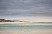 View clouds over ocean, Hebrides, Scotland