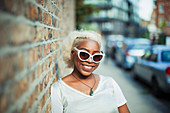 Young woman in sunglasses