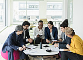 Business people planning in office