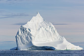 Majestic white iceberg on ocean Greenland