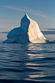 Majestic iceberg formation on Atlantic Ocean Greenland