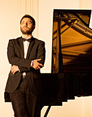 Portrait of pensive pianist