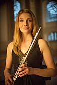 Portrait of flutist