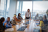 Business people meeting, London, UK
