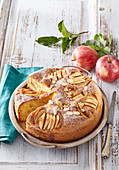 Apple cake with almond