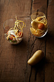 Moules frites – deconstructed mussels with potato straw