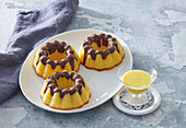 Mini cupcakes with egg cognac