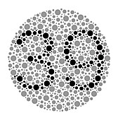 Colour blindness test chart, illustration+A221