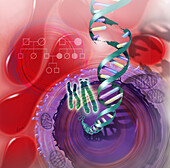 Genetic Testing, Illustration