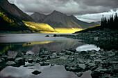 Medicine Lake, Canadian Rockies, Alberta, Canada