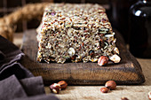 Ketogenic bread made from nuts and seeds