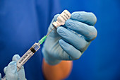 Covid-19 vaccine, conceptual image