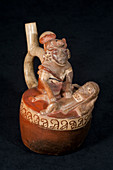 Moche ceramic depicting a shaman