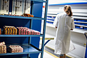 Drug preparation in a hospital pharmacy