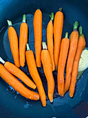 Carrots cooked in butter