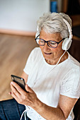 Woman using a smartphone