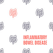Inflammatory bowel disorder, illustration
