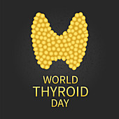 World thyroid day, illustration