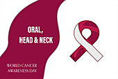 Oral, head and neck cancer, conceptual illustration