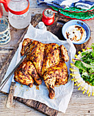 Barbecue roast chicken